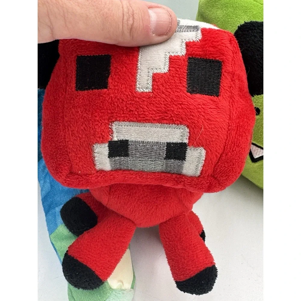 Minecraft Plush - Lot Of 3‎ Jurassic Park Trex, Piggy, And Octpus